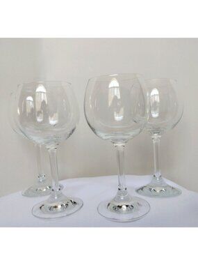 Swiesel Ballon Crystal Wine Glasses Set Of 4 made In Germany